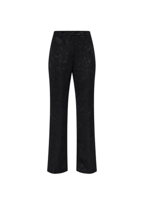 ETRO floral-jacquard palazzo pants - Black