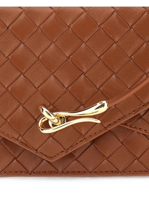 JW Pei woven-design envelope shoulder bag - Brown