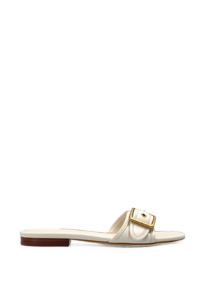 Coach buckle-fastening leather sandals - Neutrals