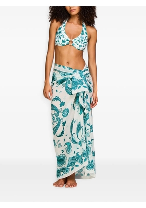 Heidi Klein Kos Sarong paisley-print - White