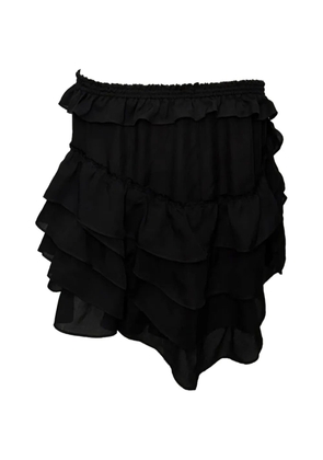 Isabel Marant Vintage ruffled silk skirt - Black