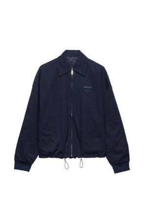 Prada reversible jersey blouson jacket - Blue