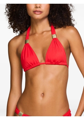 Heidi Klein halterneck triangle bikini top - Red