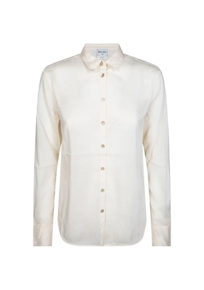 Forte Forte button-down long-sleeve cotton shirt - Neutrals