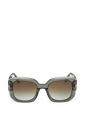 TOM FORD Eyewear Carla square-frame sunglasses - Green