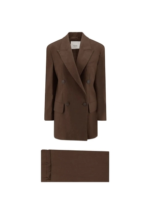 Hevo Rocchetta double-breasted suit - Brown