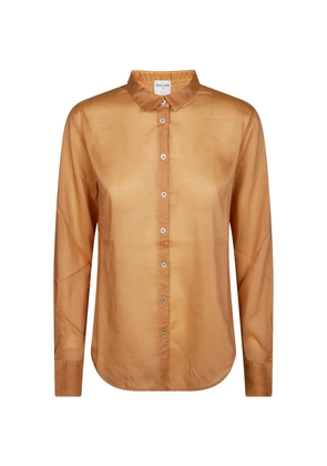 Forte Forte cotton-silk shirt - Brown