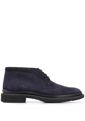 Tod's ankle lace-up boots - Blue