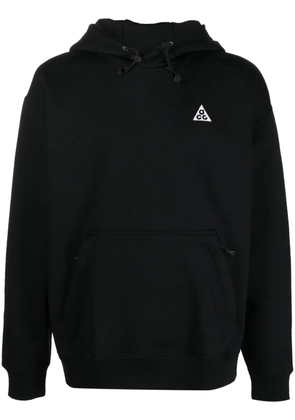Nike ACG embroidered-logo hoodie - Black