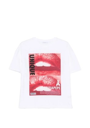 Patrizia Pepe graphic-print T-shirt - White