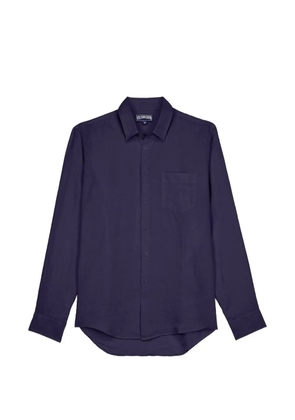 Vilebrequin chest-pocket button-up shirt - Blue