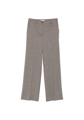 P.A.R.O.S.H. Lassie pinstripe-pattern trousers - Grey