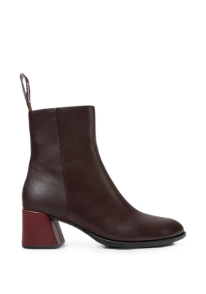 Camper Kora leather ankle boots - Brown