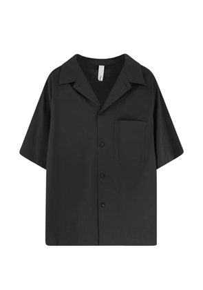 Hevo short-sleeve bowling-collar shirt - Black