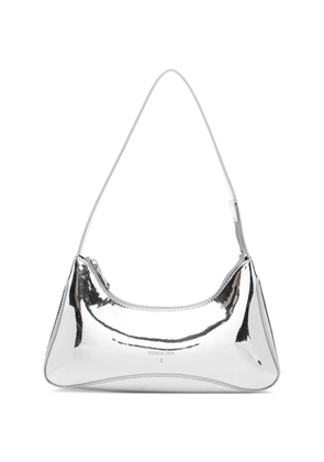Patrizia Pepe metallic-effect shoulder bag - Silver
