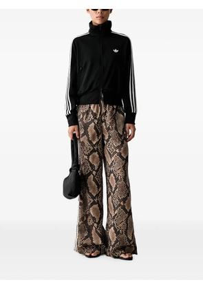 adidas snakeskin-print track pants - Brown