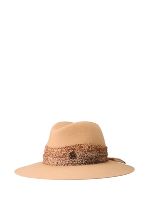 Maison Michel Zango logo-plaque hat - Neutrals