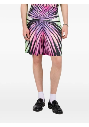 Roberto Cavalli graphic-print shorts - Black