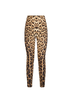 Roberto Cavalli leopard-print leggings - Neutrals