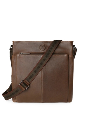 Osprey Compass leather messenger bag - Brown