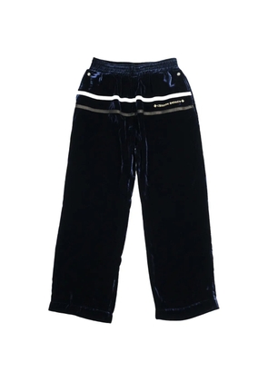 Chrome Hearts So It Goes velour pants navy - Blue