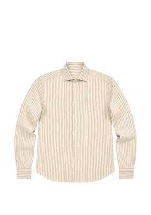 120% Lino striped shirt - Neutrals