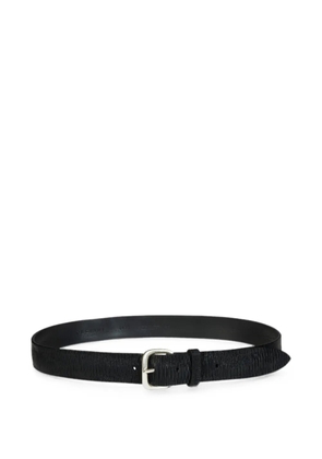 Orciani Blade textured leather belt - Black