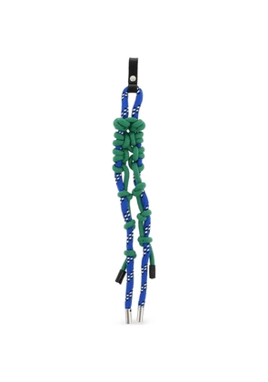DSQUARED2 carabiner-clip keyring - Blue