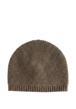 Sofie D'hoore Melley ribbed-edge beanie hat - Brown