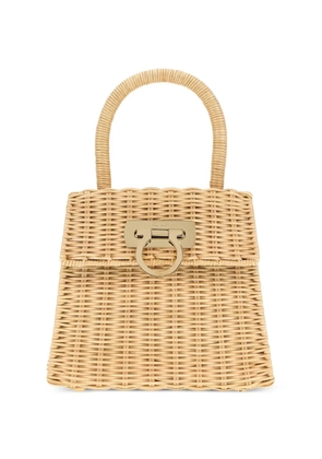 Ferragamo magnetic-fastening tote bag - Neutrals