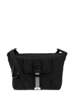 A.P.C. Trek Satchel buckle-fastening messenger bag - Black