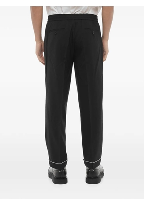 Neil Barrett elasticated-waistband trousers - Black