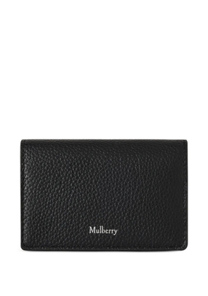 Mulberry Continental grained leather card holder - Black