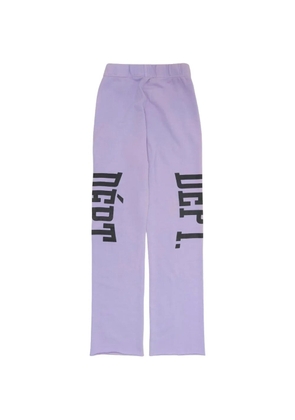GALLERY DEPT. logo-print track pants - Purple