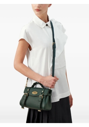 Mulberry mini Alexa braided-handle shoulder bag - Green