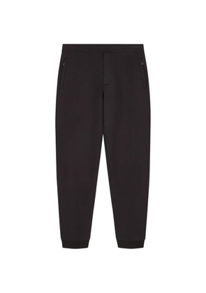 Emporio Armani logo-plaque track pants - Black