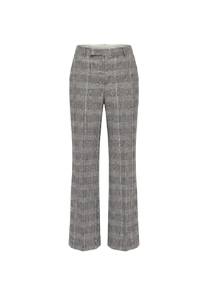 Patrizia Pepe check-pattern tailored trousers - Grey