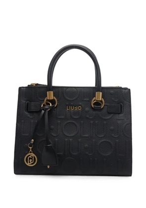 LIU JO logo-embossed tote bag - Black