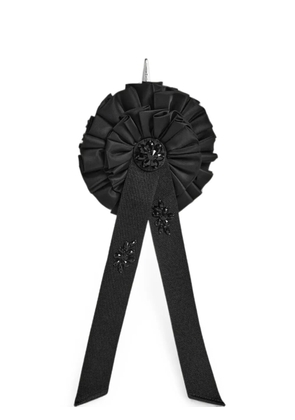 Simone Rocha embellished rosette-shape coin purse - Black
