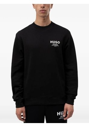 HUGO logo-print sweatshirt - Black