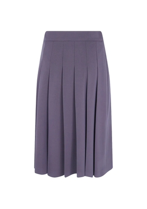 DRHOPE classic pleated skirt - Purple