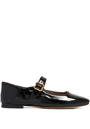 Sam Edelman Michaela buckled ballet flats - 2 BLACK