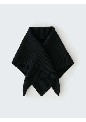 Studio Nicholson Isos ribbed-knit scarf - Black