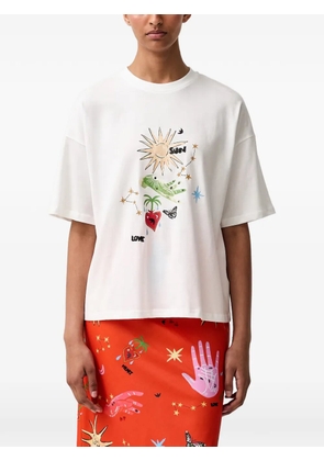 NEVER FULLY DRESSED graphic-print T-shirt - White