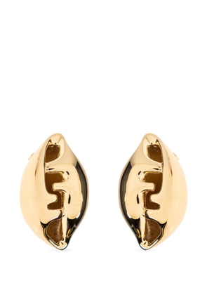 FENDI shell-shaped earrings - Gold