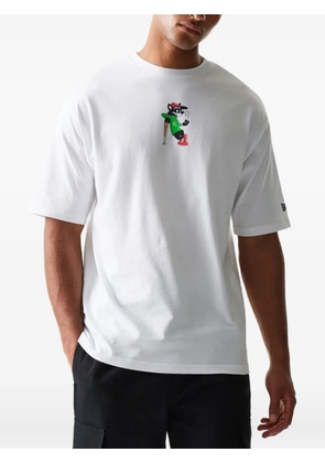 NEW ERA CAP graphic-print oversized T-shirt - White
