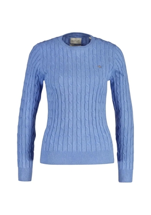 Gant cable-knit sweater - Blue