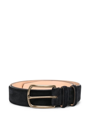 Officine Creative suede buckle-fastening belt - Black