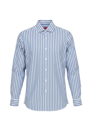 Isaia striped shirt - White