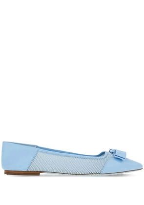 Ferragamo Vara bow ballerina shoes - Blue